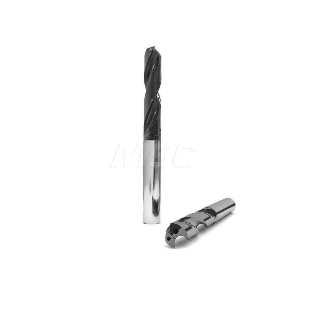 Jobber Length Drill Bit: 15.5 mm Dia, 140 &deg;, Solid Carbide