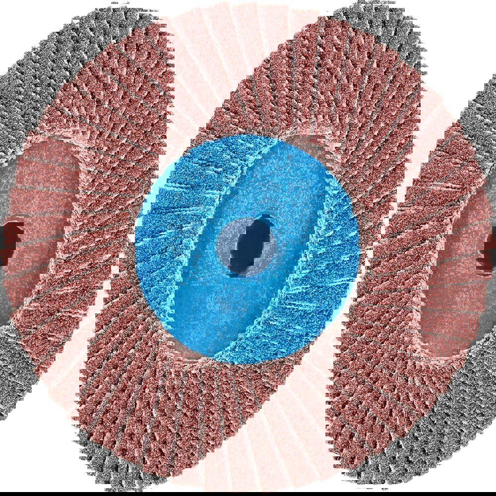 Flap Disc: 60 Grit, Aluminum Oxide, Compact