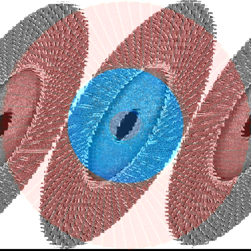 Flap Disc: 120 Grit, Aluminum Oxide, Compact