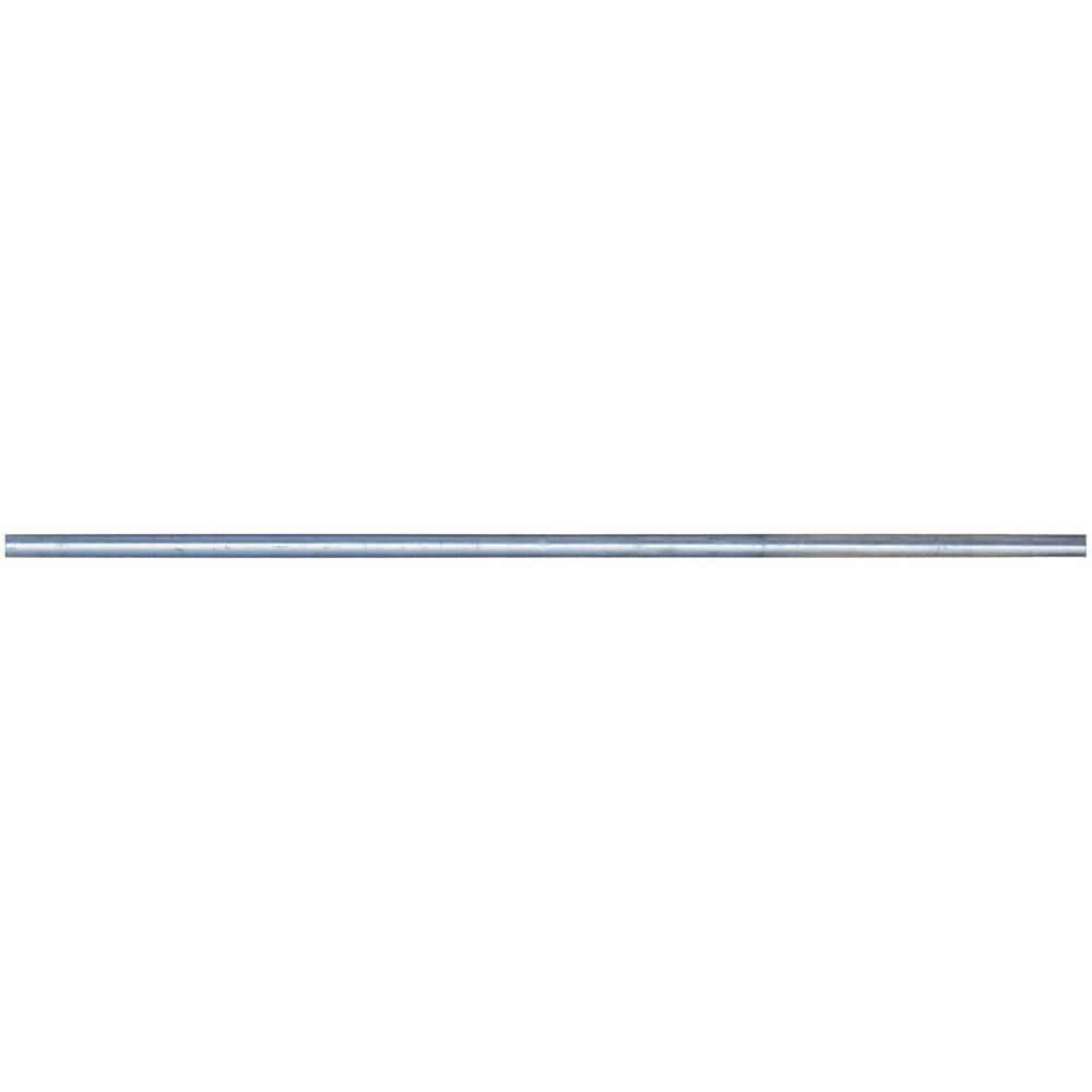 Column & Pipe Guard Rails; Material: Steel ; Finish: Galvanized ; Pipe Size: 1.25in ; Overall Length: 10.00ft ; Rail Outside Diameter: 1.66 ; Color: Black