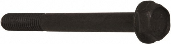 Smooth Flange Bolt: M8 x 1.25 Metric, 80 mm Length Under Head, Partially Threaded