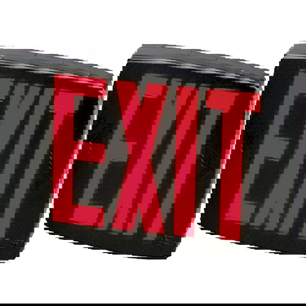 Combination Exit Signs; Mounting Type: Ceiling Mount; Surface Mount; Wall Mount ; Number of Faces: 2 ; Lamp Type: LED ; Number of Heads: 0