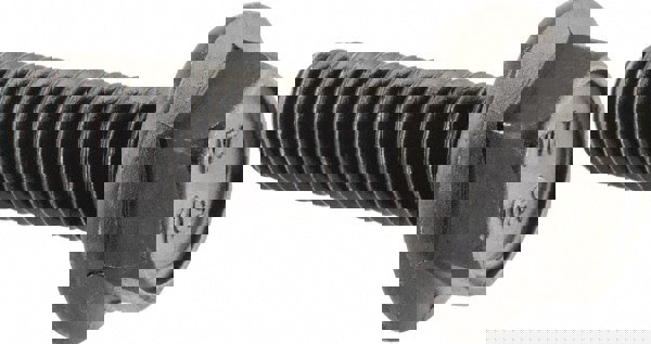 Smooth Flange Bolt: M10 x 1.5 Metric, 35 mm Length Under Head