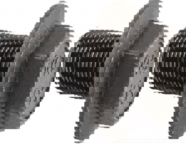 Smooth Flange Bolt: M12 x 1.75 Metric, 20 mm Length Under Head, Fully Threaded