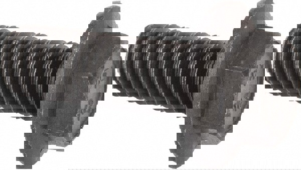 Smooth Flange Bolt: M12 x 1.75 Metric, 35 mm Length Under Head, Fully Threaded