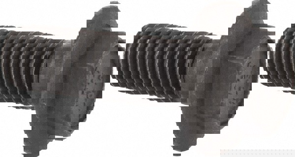 Smooth Flange Bolt: M12 x 1.75 Metric, 40 mm Length Under Head