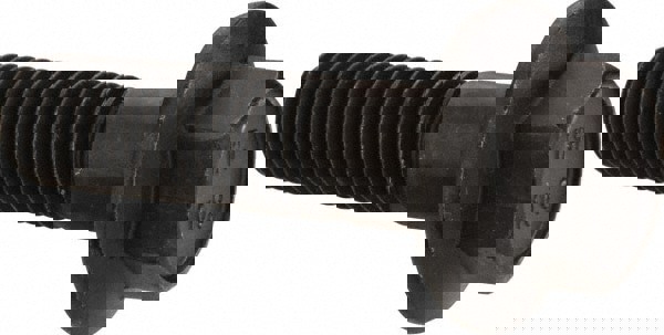 Smooth Flange Bolt: M12 x 1.75 Metric, 45 mm Length Under Head, Partially Threaded