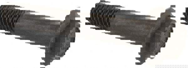 Smooth Flange Bolt: M12 x 1.75 Metric, 80 mm Length Under Head, Partially Threaded