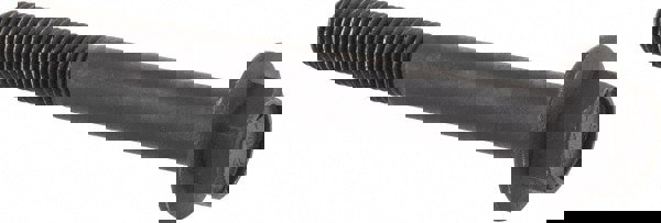 Smooth Flange Bolt: M12 x 1.75 Metric, 100 mm Length Under Head, Partially Threaded