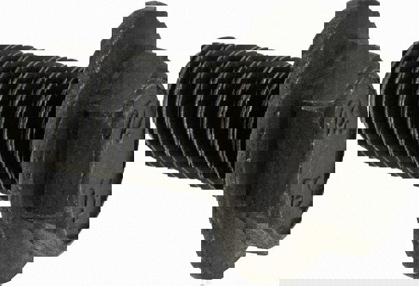 Smooth Flange Bolt: M16 x 2 Metric, 35 mm Length Under Head, Fully Threaded