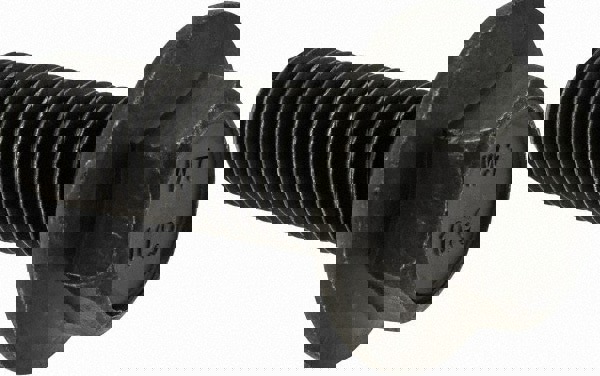 Smooth Flange Bolt: M16 x 2 Metric, 45 mm Length Under Head, Fully Threaded