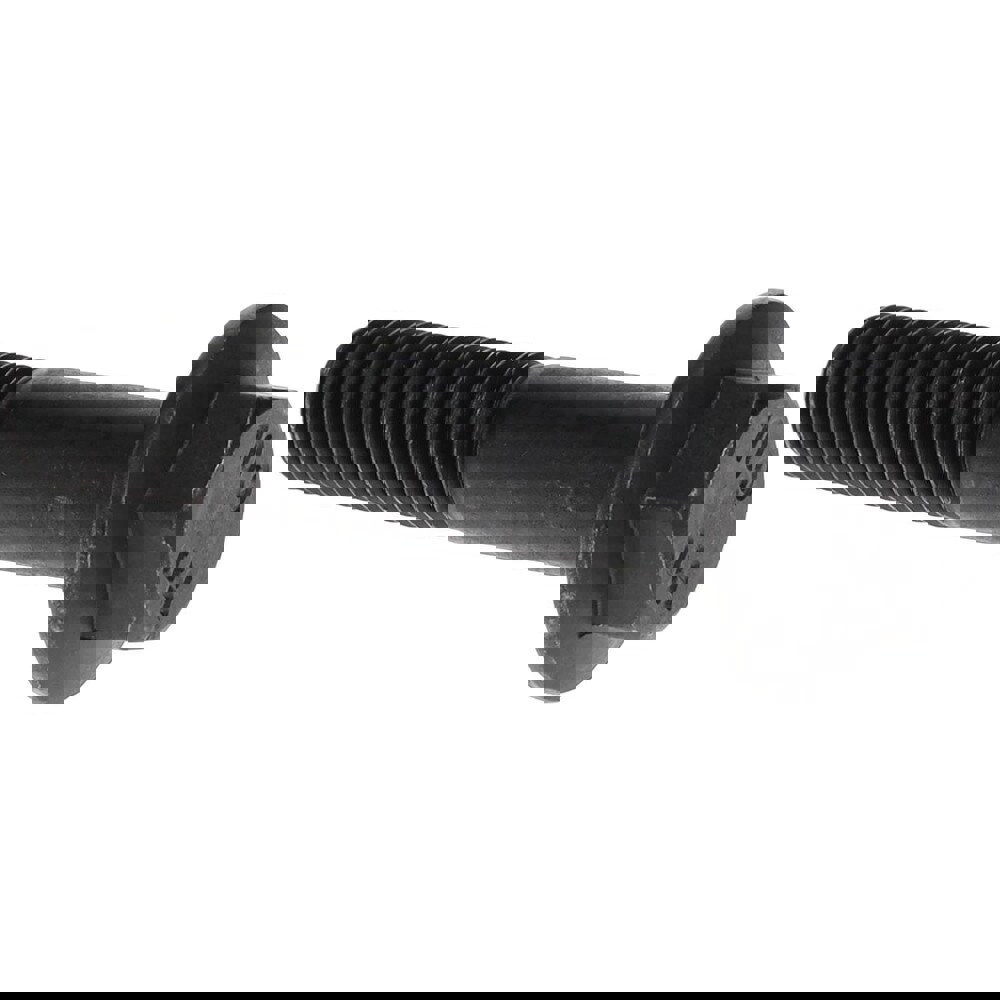 Smooth Flange Bolt: M16 x 2 Metric, 80 mm Length Under Head, Partially Threaded