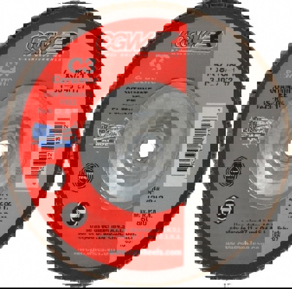 Flap Disc: 5/8-11 Hole, 40 Grit, Ceramic, Type 27