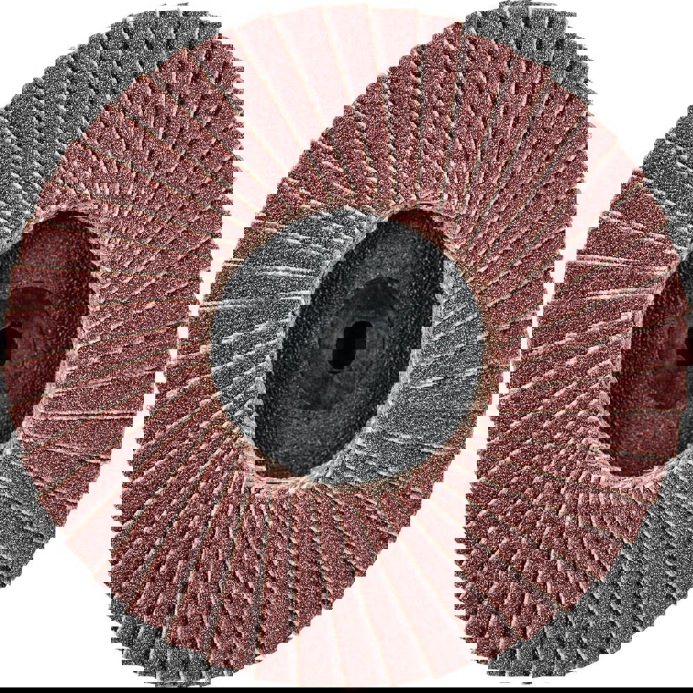 Flap Disc: 120 Grit, Aluminum Oxide, Type 27