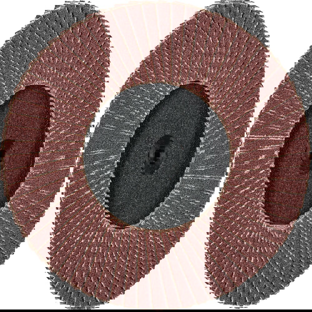 Flap Disc: 120 Grit, Aluminum Oxide, Type 27