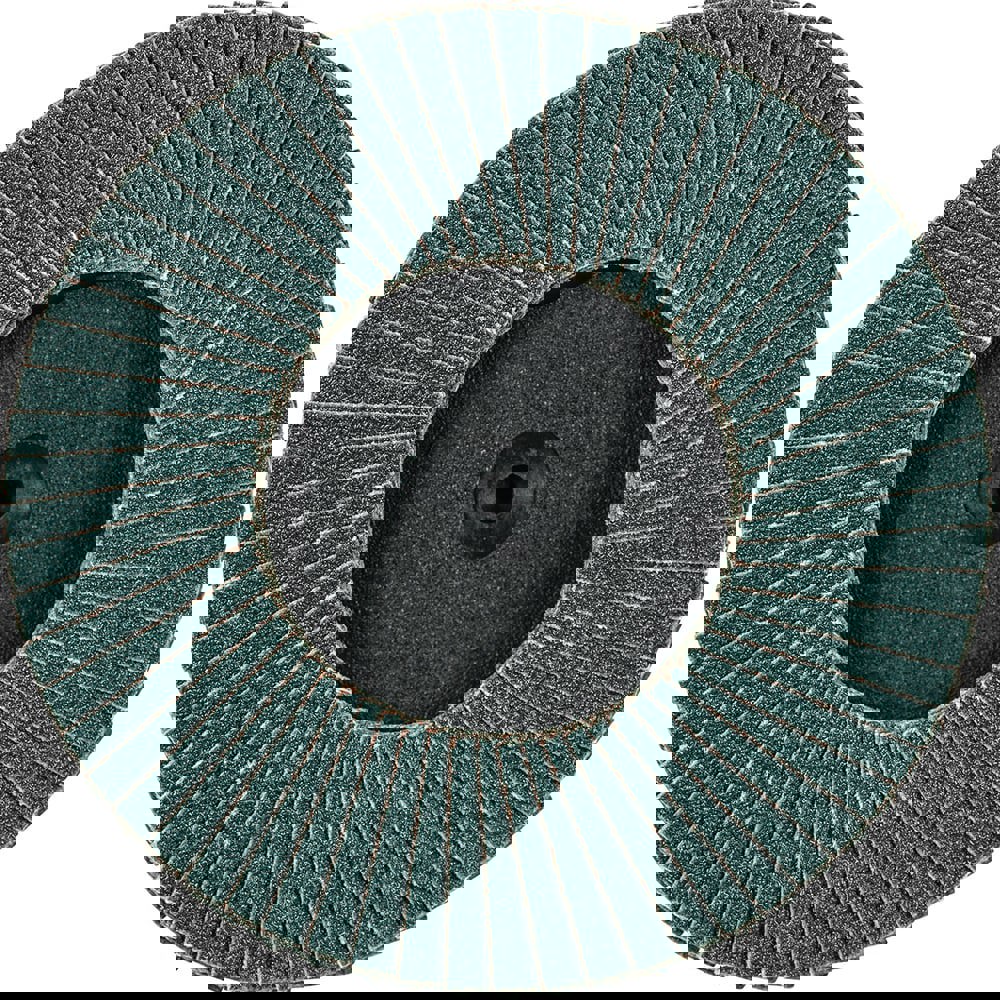 Flap Disc: 120 Grit, Zirconia Alumina, Compact