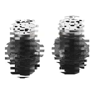 2 ABS SHWR DRN W CI STRAINER