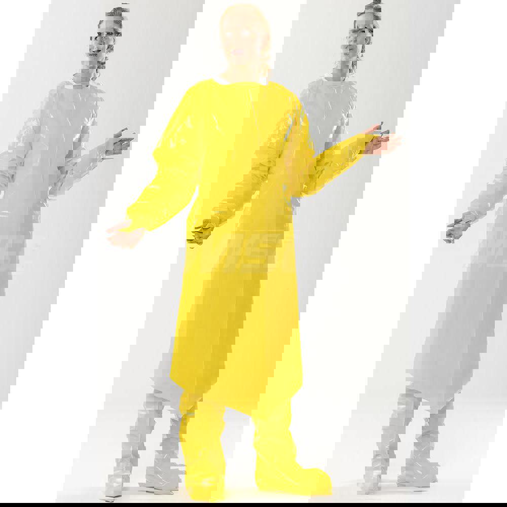 Disposable & Chemical-Resistant Apron: Size Large, 50