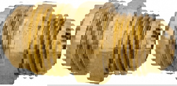 Brass Flared Tube Union: 1/2 x 3/8