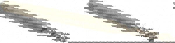 Spiral Flute Tap: M2.5x0.45 Metric Coarse, 2 Flutes, Modified Bottoming, 4H Class of Fit, Powdered Metal, Bright/Uncoated