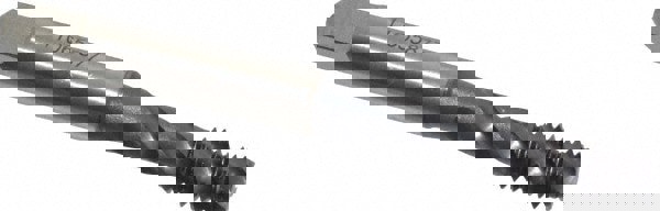 Spiral Flute Tap: M6 x 1.00, Metric Coarse, 3 Flute, Modified Bottoming, 6H Class of Fit, Powdered Metal, TICN Finish