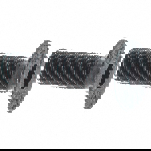 Flat Socket Cap Screw: M4x0.7, 12.9 Alloy Steel, Black Oxide Finish