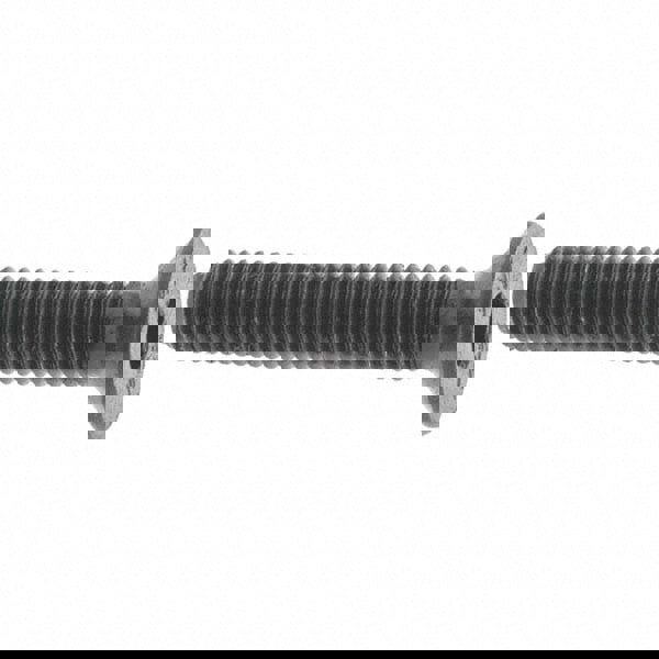 Flat Socket Cap Screw: M5x0.8, 12.9 Alloy Steel, Black Oxide Finish