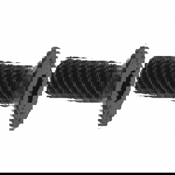 Flat Socket Cap Screw: M6x1, 12.9 Alloy Steel, Black Oxide Finish