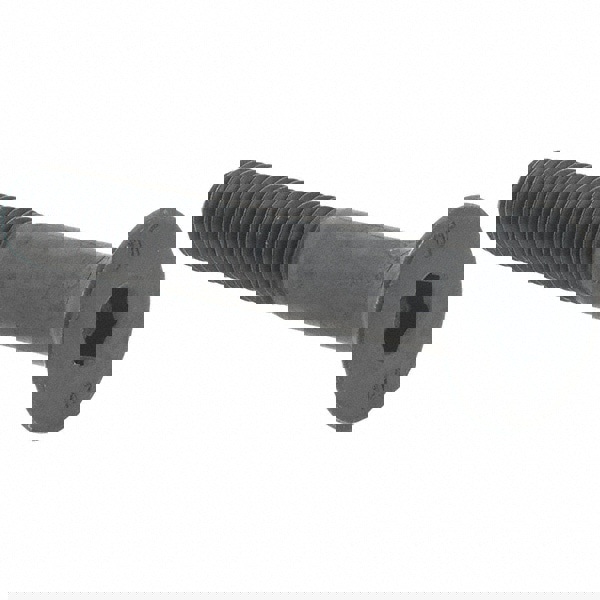 Flat Socket Cap Screw: M8x1.25, 12.9 Alloy Steel, Black Oxide Finish