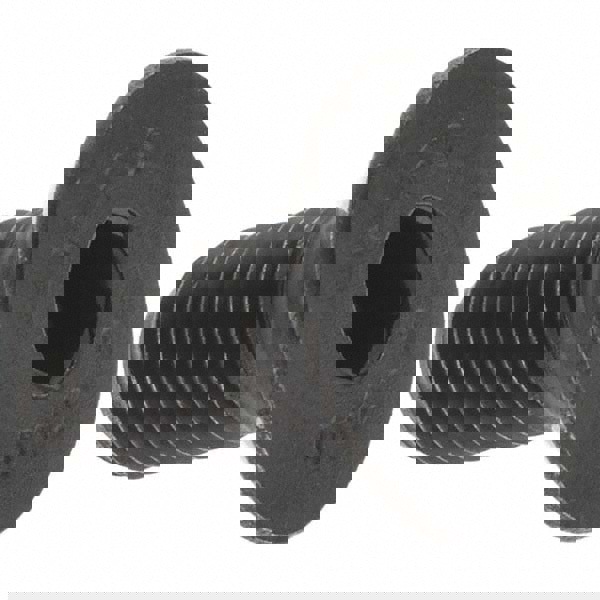 Flat Socket Cap Screw: M10x1.5, 12.9 Alloy Steel, Black Oxide Finish