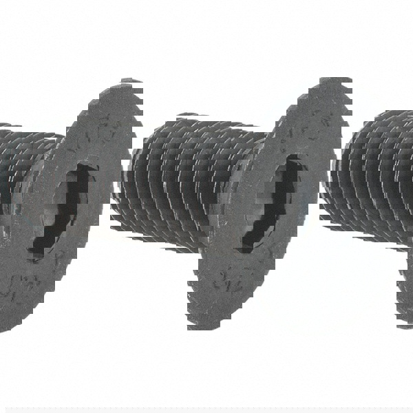 Flat Socket Cap Screw: M12x1.75, 12.9 Alloy Steel, Black Oxide Finish