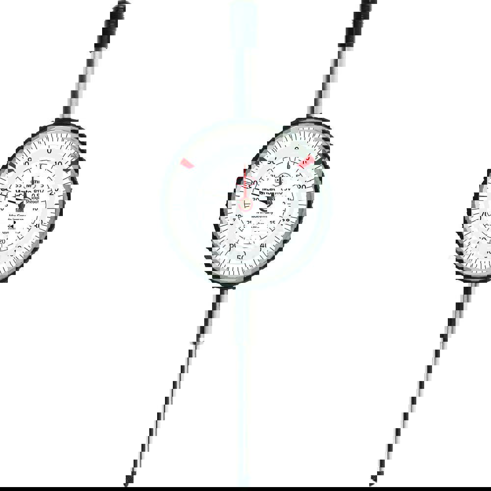 Dial Drop Indicators; Accuracy (mum): 25.00 ; Dial Diameter (Decimal Inch): 1.9700 ; Calibrated: No ; Range Per Revolution (mm): 1.00