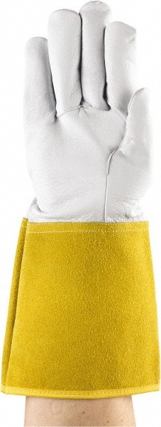 Welding Gloves: Activarmr 43-217, Size X-Large, Leather & Synthetic Leather, Pair, for TIG