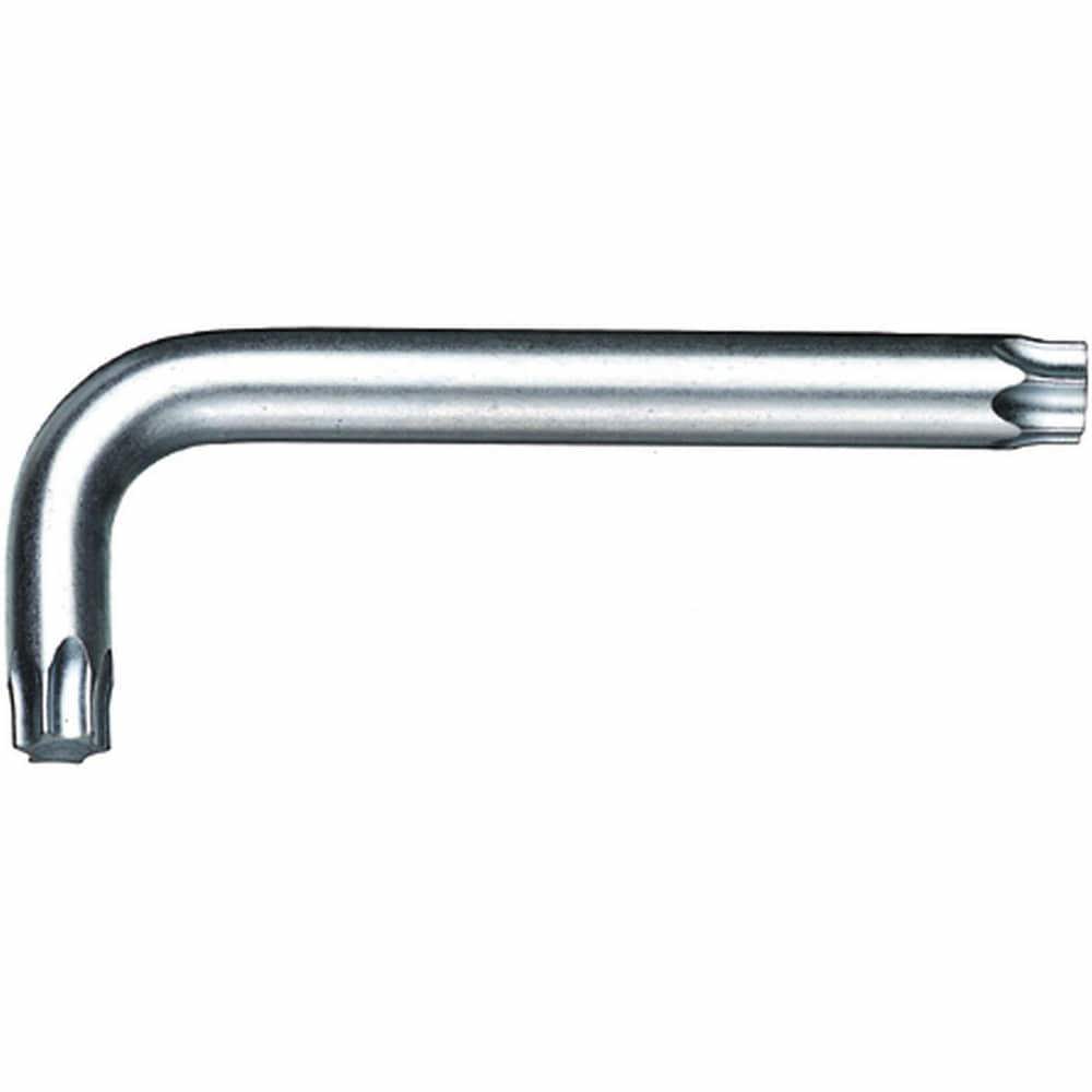Torx Keys; End Type: Torx ; Torx Size: T27 ; Handle Type: L-Handle ; Material: Chrome Vanadium ; Overall Length (Decimal Inch): 2.6000 ; Finish: Chrome-Plated