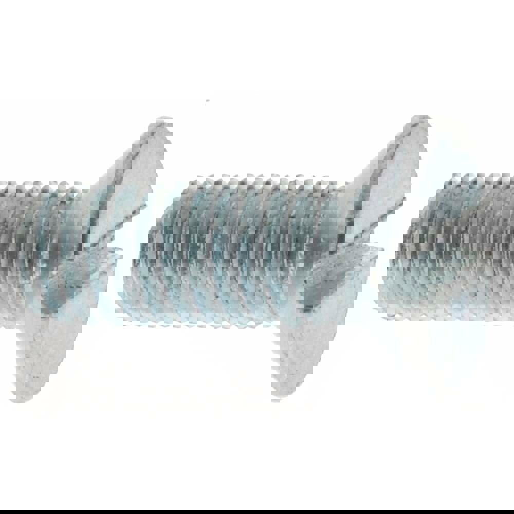 Machine Screw: M4x0.7 x 12.00 mm OAL, Flat Head, Slotted