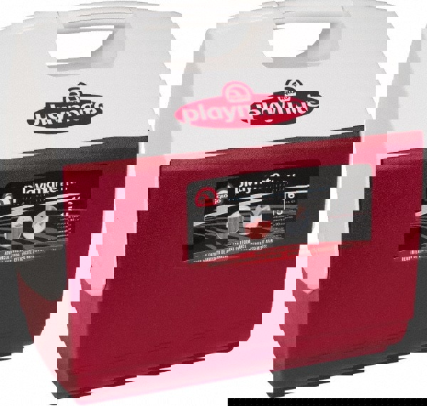 Portable Coolers; Portable Cooler Type: Ice Chest ; Body Color: Red; White ; Volume Capacity: 16 qt ; Material: Plastic ; Special Item Information: Push Button Lid