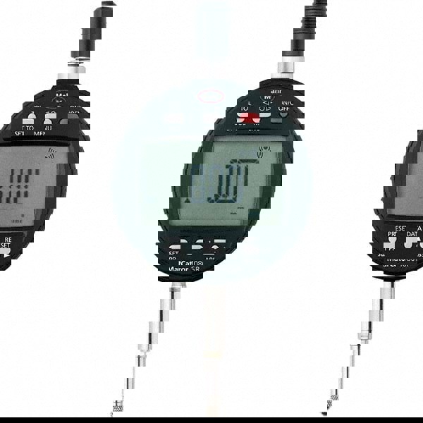 Electronic Drop Indicator: 0.00 mm Min, 25.00 mm Max, 0.0200 mm Accuracy, Flat Back
