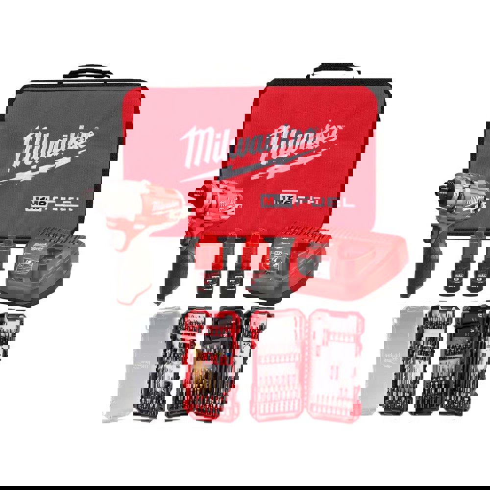 Cordless Screwdrivers; Handle Type: Pistol Grip ; Voltage: 12.00 ; Speed (RPM): 1700 ; Batteries Included: Yes ; Battery Chemistry: Lithium-ion ; Battery Replacement Number: 48-11-2401; 48-11-2412; 48-11-2420; 48-11-2440