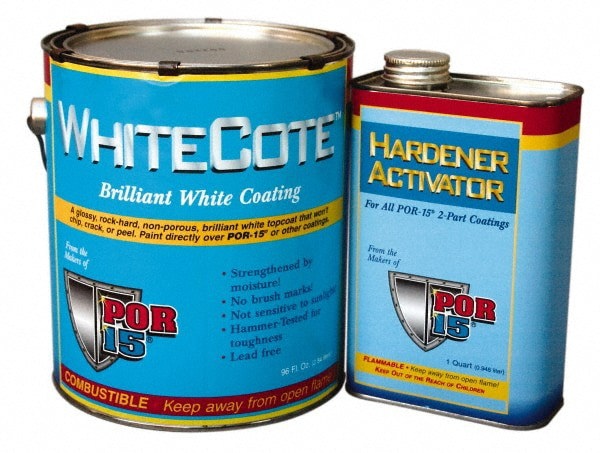 Automotive Topcoats; Container Size: 1 gal ; Container Type: Can ; Color: White ; Product Service Code: 8010 ; UNSPSC Code: 31211504