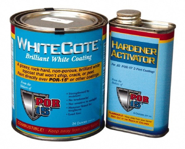 Automotive Topcoats; Container Size: 1 qt ; Container Type: Can ; Color: White ; Product Service Code: 8010 ; UNSPSC Code: 31211504
