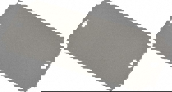 3-1/16 Inch Wide, Style 3, Aluminum Blank Metal Plate