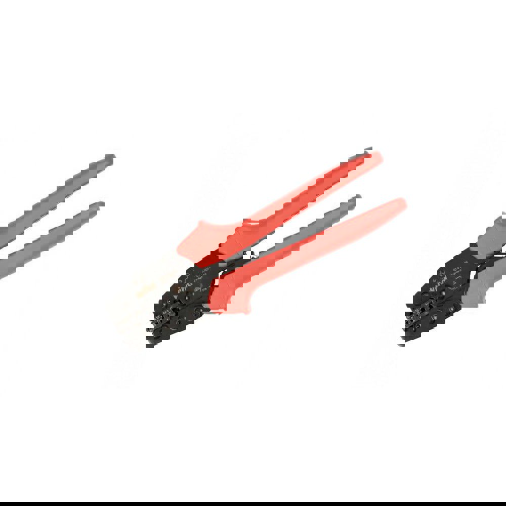 Crimpers; Handle Style: Ergonomic; Crimper Type: Connector Crimper; Maximum Wire Gauge: 8 AWG; Terminal Type: Ferrule; Features: Crimps Solder-Less Electrical Connections to Standards; Comfortable Molded Ergonomic Grips; Full Cycle Ratchet Crimp Insures C