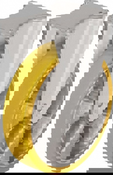 Rigid Top Plate Caster: Polyurethane-Elastomer Blickle Softhane, 5