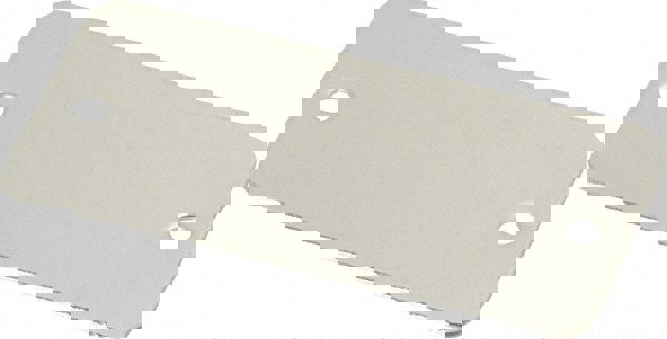 2 Inch Wide, Style 2, Stainless Steel Blank Metal Plate