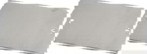 3 Inch Wide, Style 2, Aluminum Blank Metal Plate