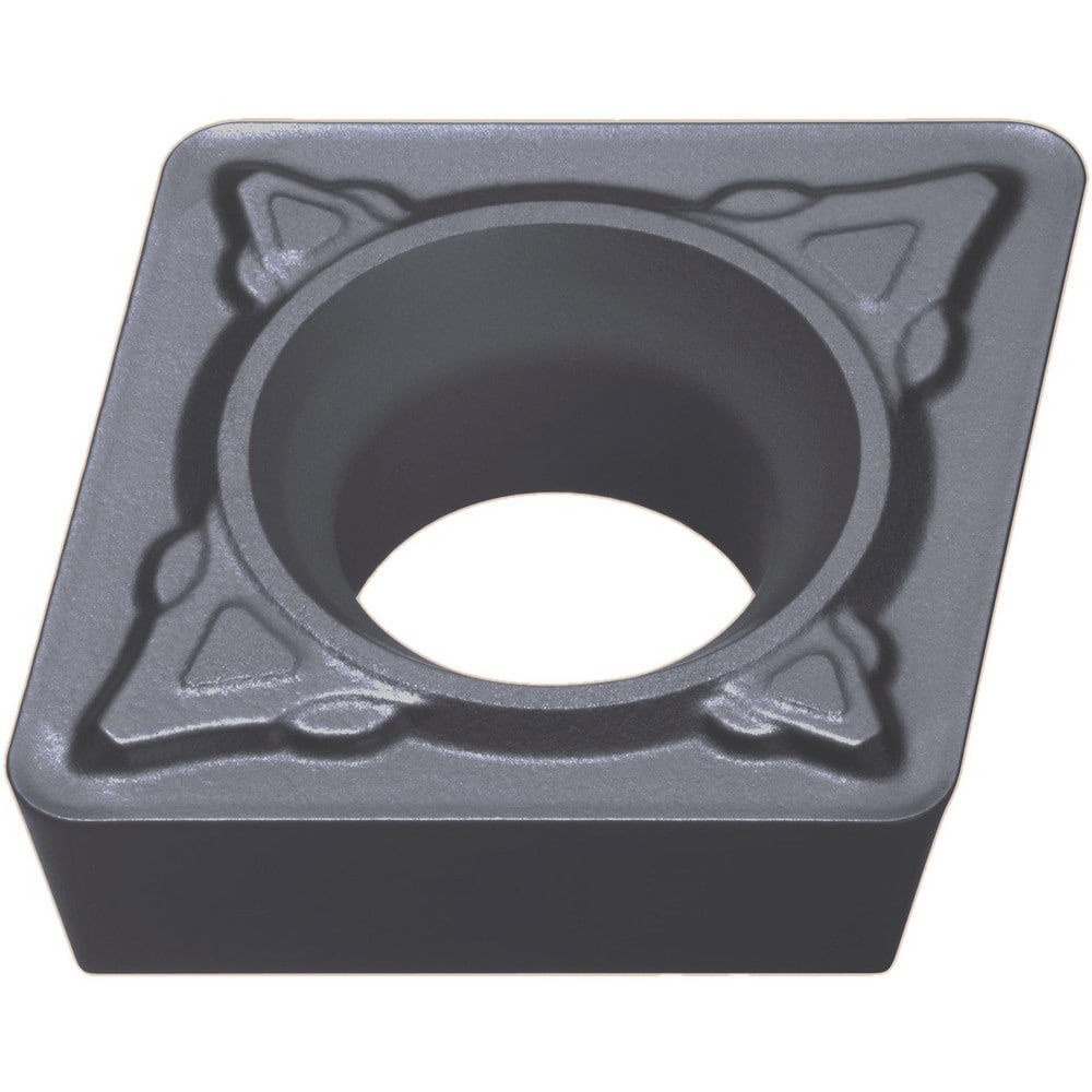 Turning Inserts; Relief Angle: 11.000 ; Insert Style: CPMH ; Corner Radius (mm): 0.40 ; Corner Radius (Inch): 1/64 ; Corner Radius (Decimal Inch): 0.0156 ; Included Angle: 80.00
