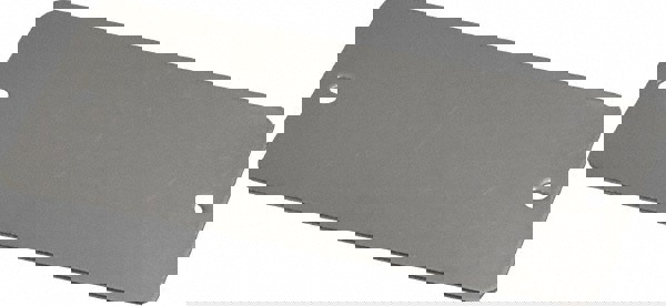 3 Inch Wide, Style 2, Stainless Steel Blank Metal Plate