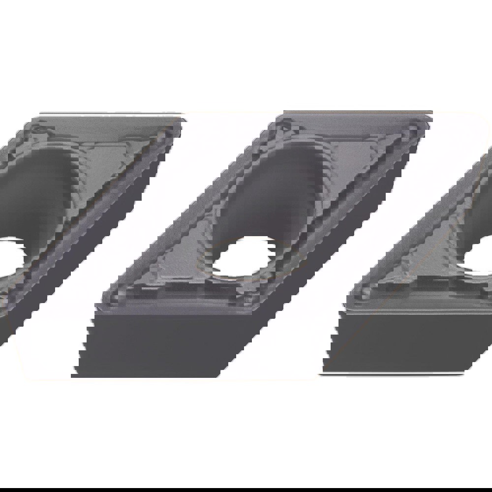 Turning Inserts; Insert Style: DCMT ; Insert Shape: Rhombic 55 ; Included Angle: 55.00 ; Inscribed Circle (Inch): 3/8 ; Inscribed Circle (Decimal Inch): 0.3750 ; Inscribed Circle (mm): 9.53