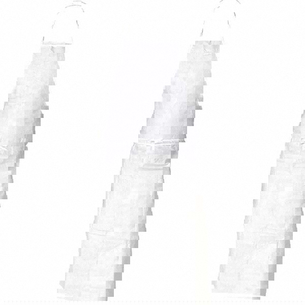 Disposable Bib Apron: White