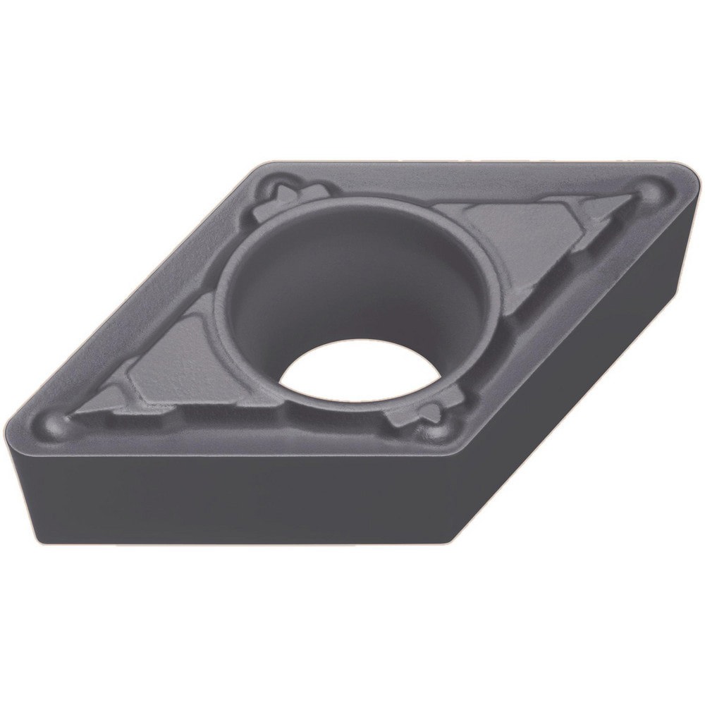 Turning Inserts; Relief Angle: 7.000 ; Insert Style: DCMT ; Corner Radius (mm): 0.80 ; Corner Radius (Inch): 1/32 ; Corner Radius (Decimal Inch): 0.0312 ; Included Angle: 55.00